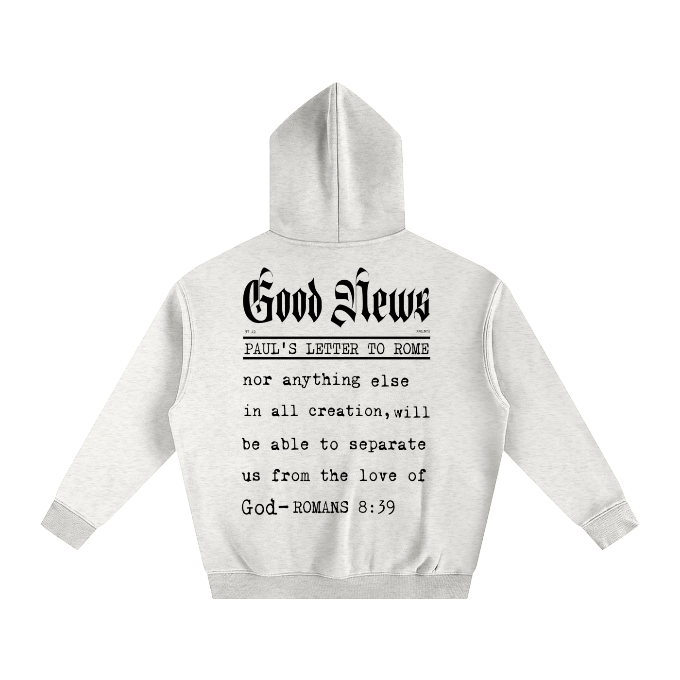 Good News Oversize Fleeced Hoodie