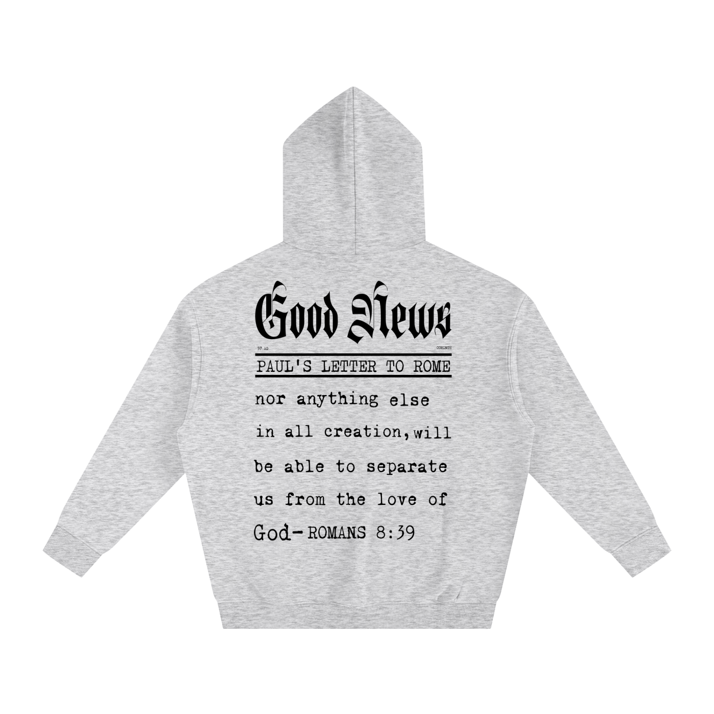 Good News Oversize Fleeced Hoodie