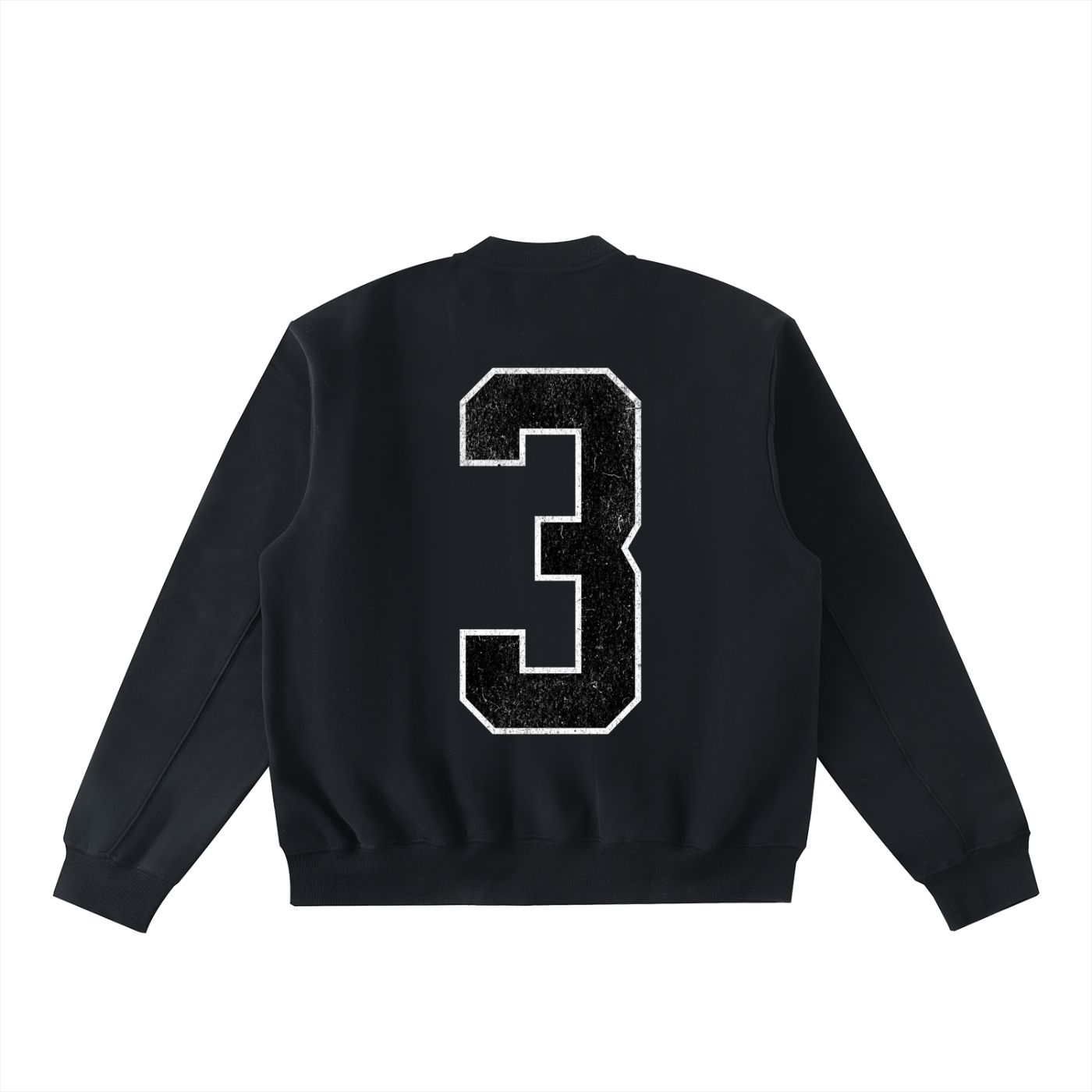 3 Essential Fleeced Varsity Jacket