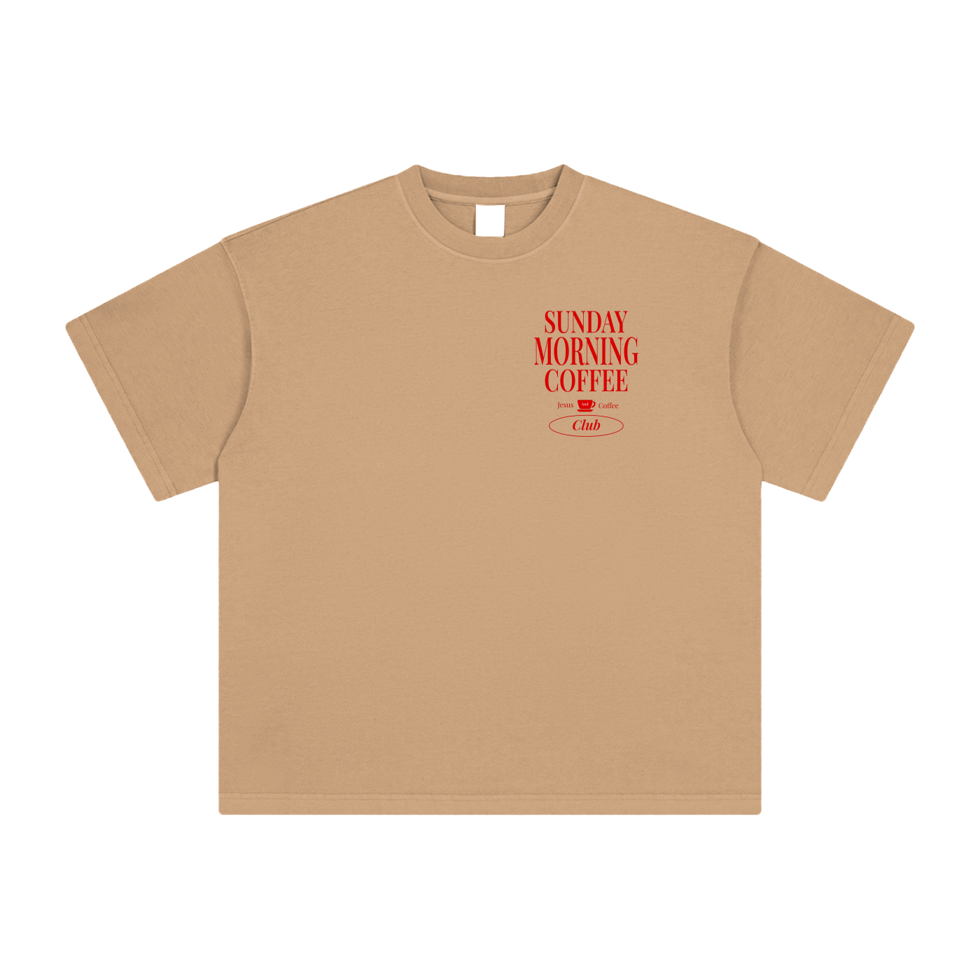 Sunday Morning Coffee Vintage Washed Tee