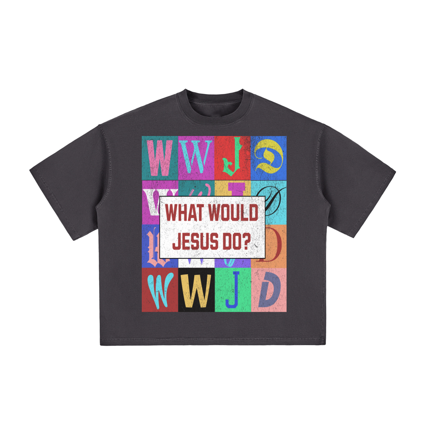 WWJD Vintage Boxy Tee
