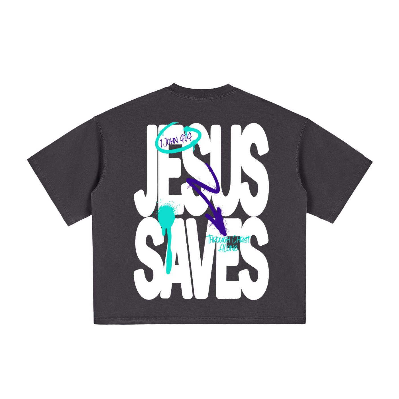 Jesus Saves Vintage Boxy Tee