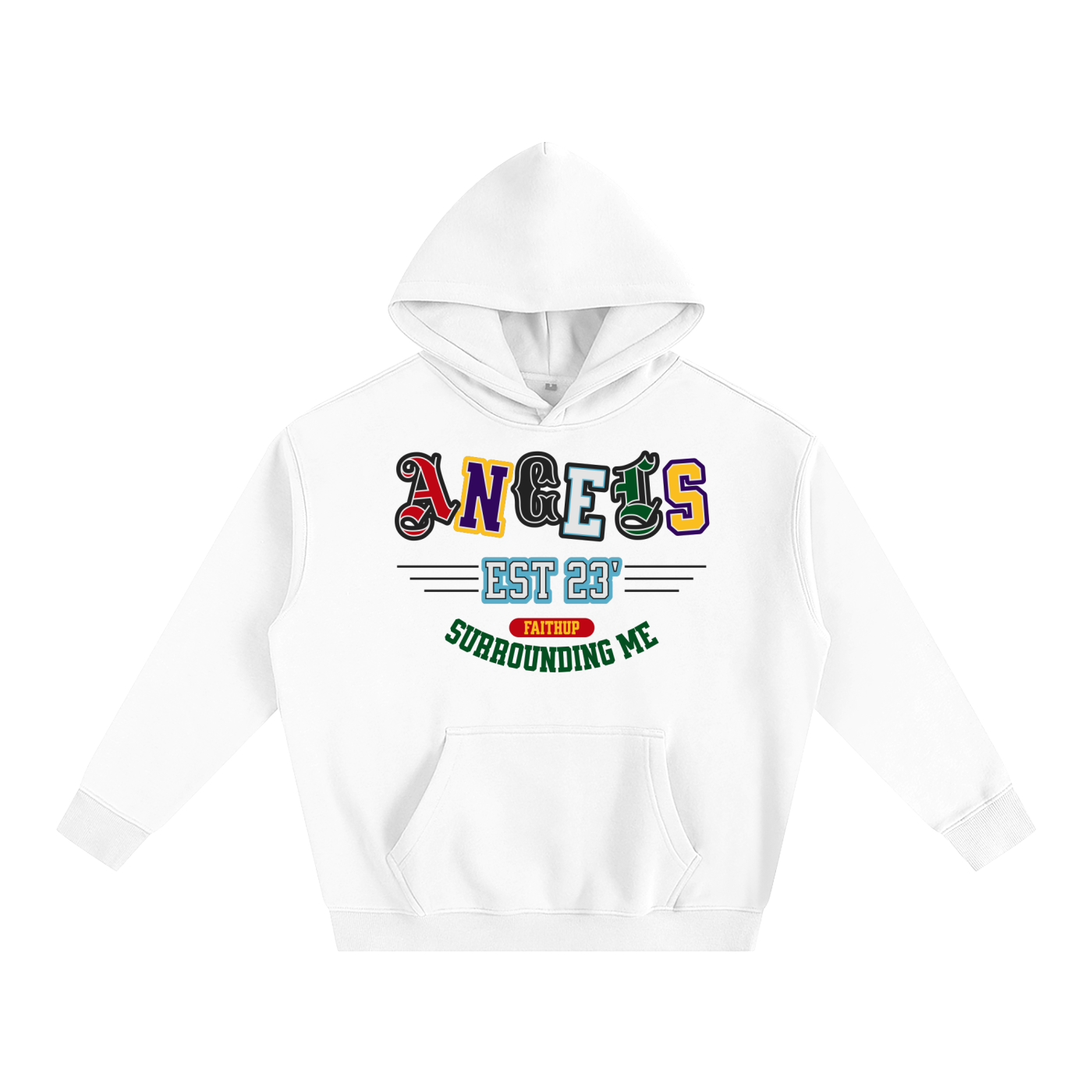 ANGELS Oversize Fleeced Hoodie