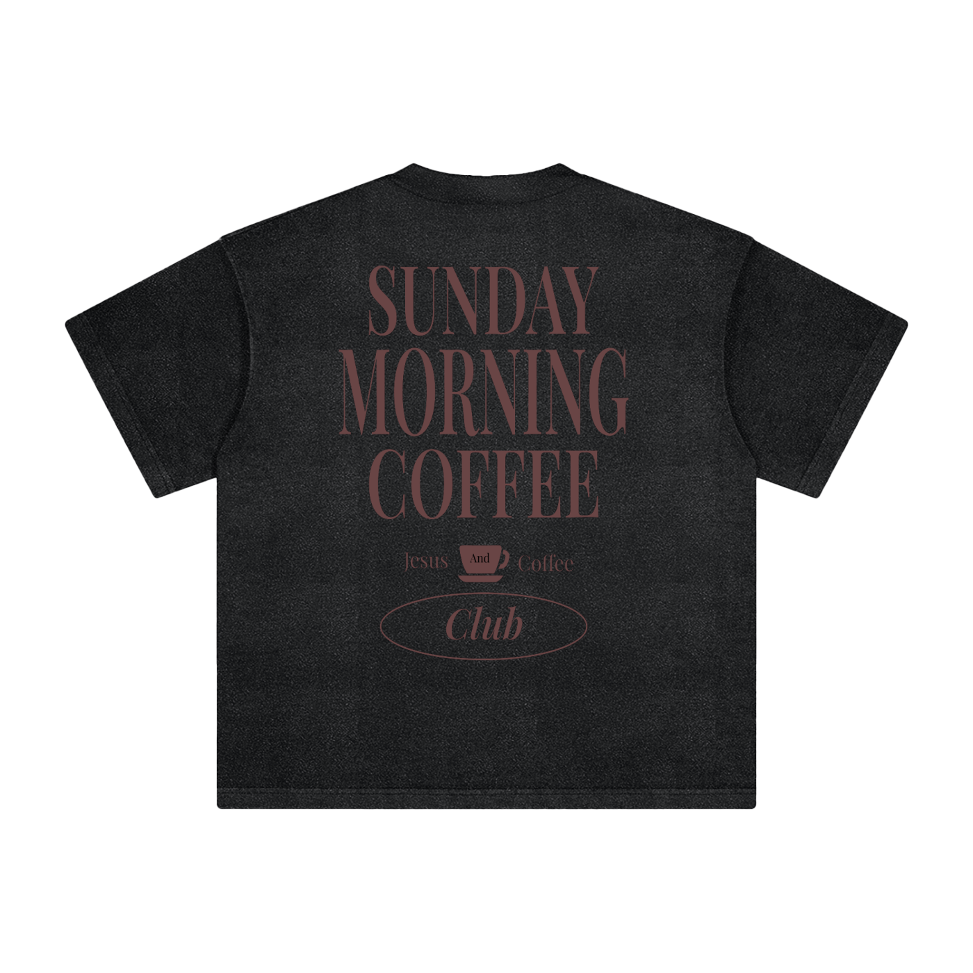 Sunday Morning Coffee Vintage Washed Tee