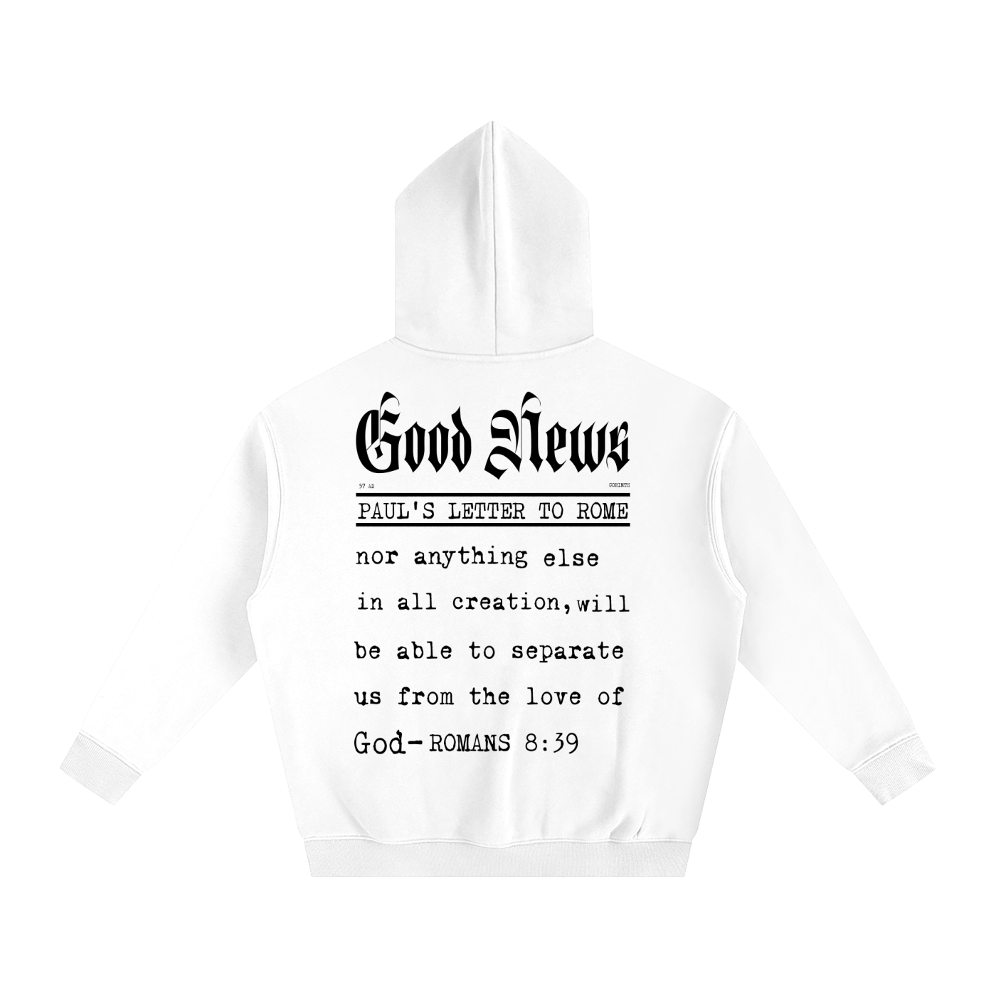 Good News Oversize Fleeced Hoodie