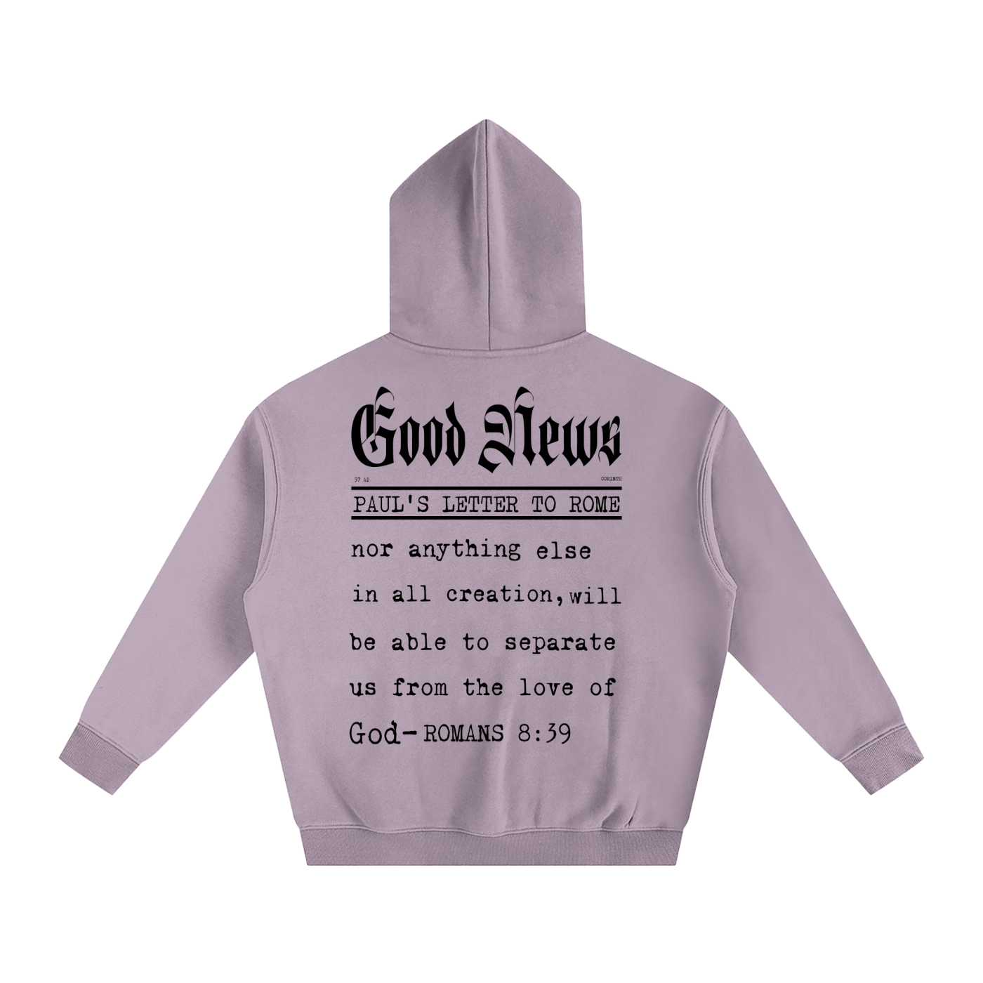 Good News Oversize Fleeced Hoodie