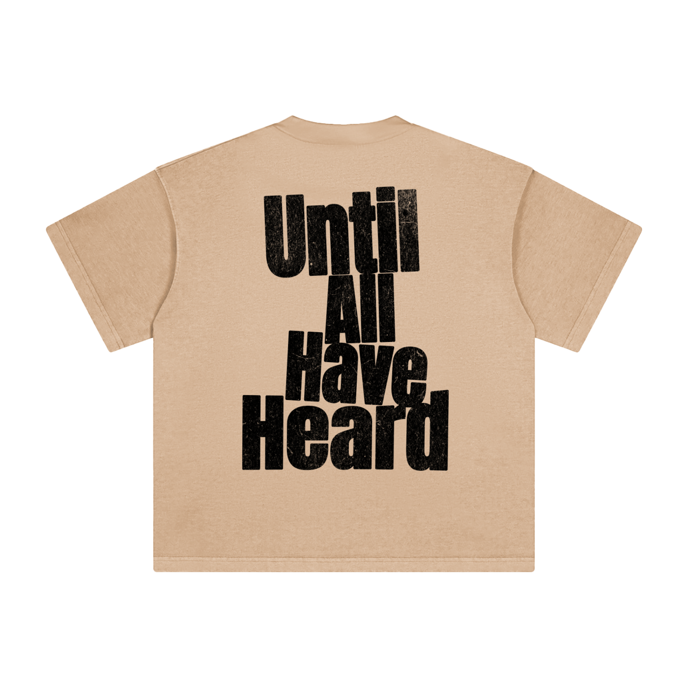 Until All Have Heard Heavyweight Vintage Tee