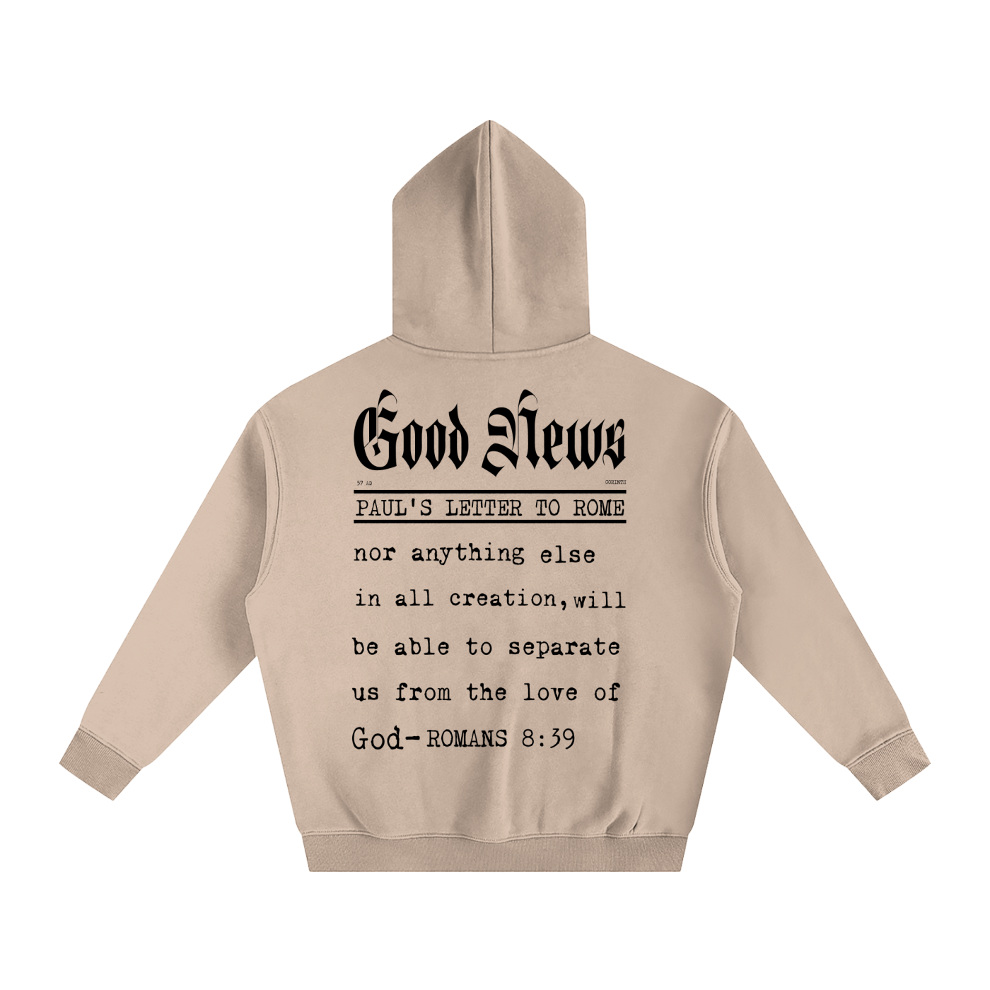 Good News Oversize Fleeced Hoodie