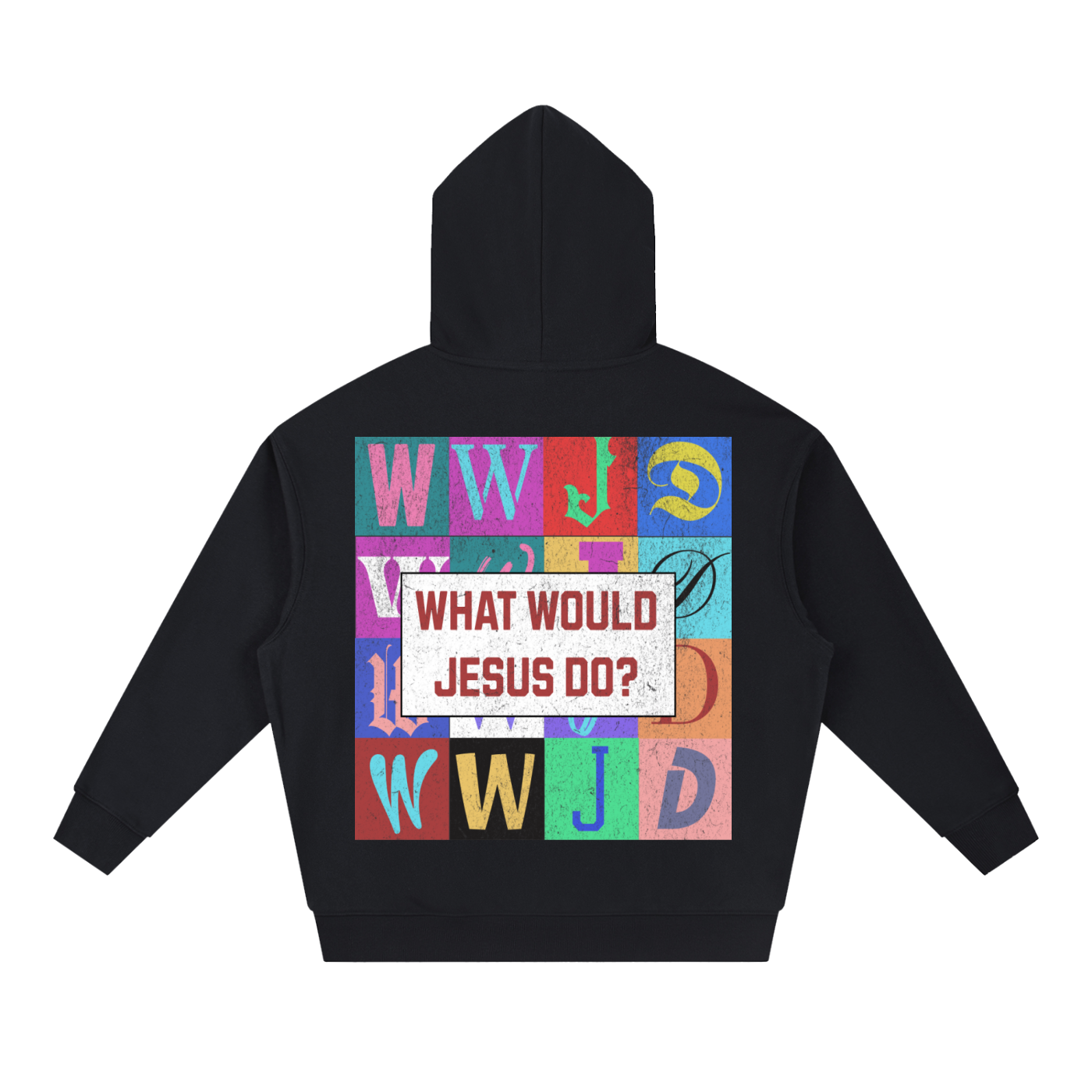 WWJD Boxy Heavyweight Hoodie