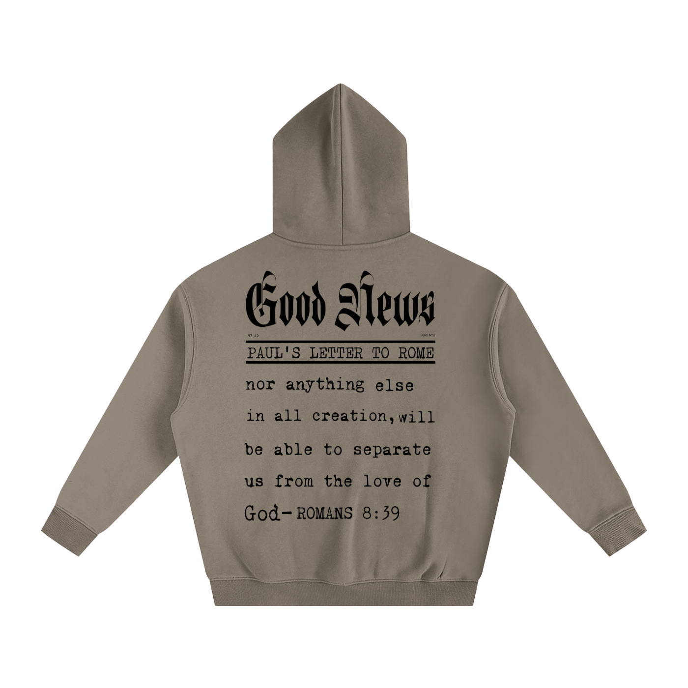Good News Oversize Fleeced Hoodie