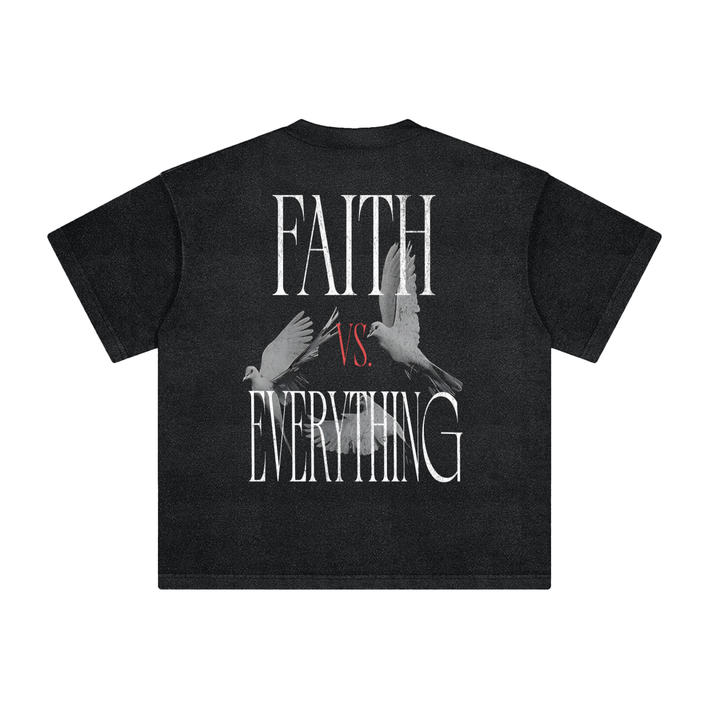 Faith vs. Everything Vintage Washed Tee