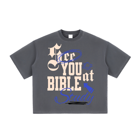 See You At Bible Study Boxy Tee