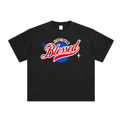 Definitely Blessed Washed Tee