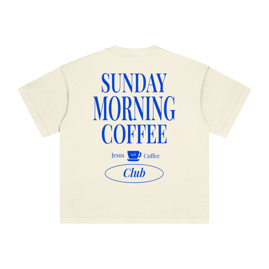 Sunday Morning Coffee Vintage Washed Tee