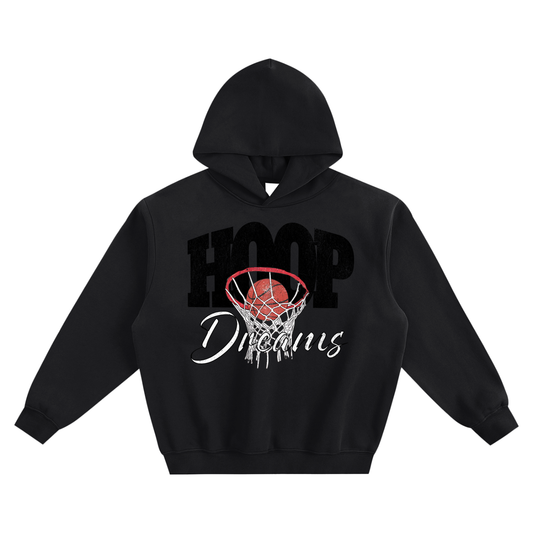 Hoop Dreams Fleeced Boxy Hoodie