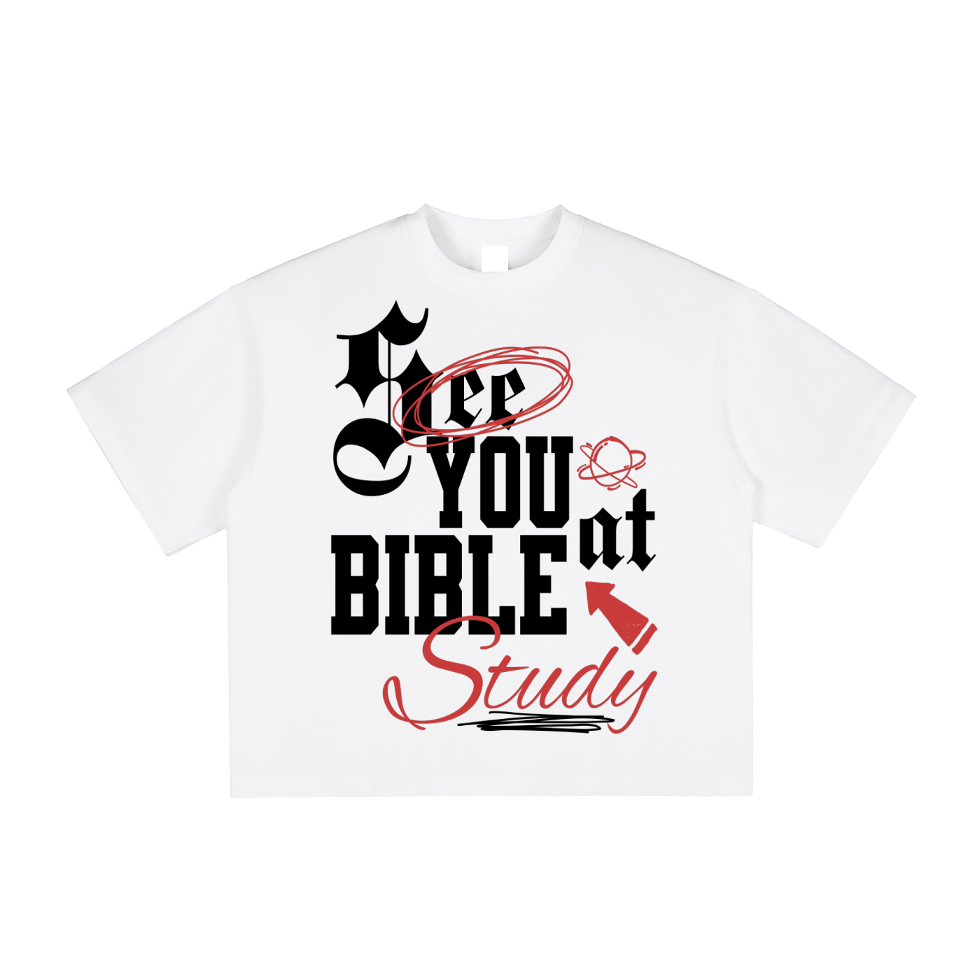 See You At Bible Study Boxy Tee