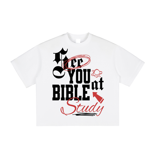 See You At Bible Study Boxy Tee