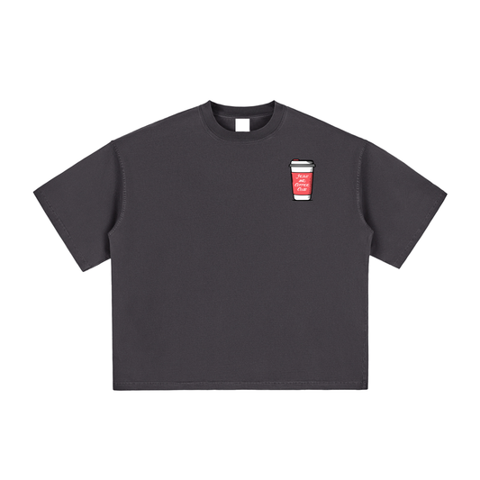 Sunday Morning Coffee Vintage Boxy Tee