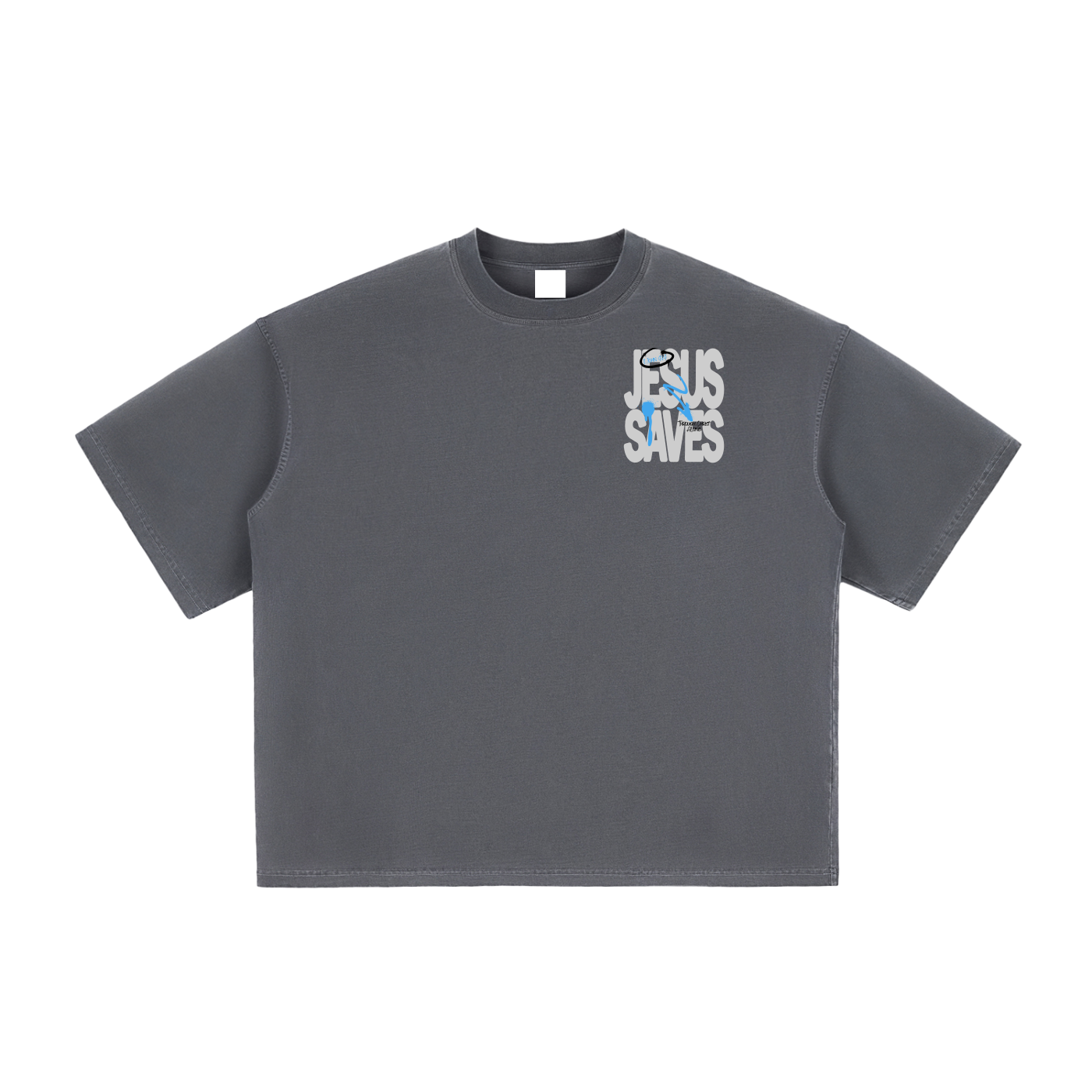 Jesus Saves Vintage Boxy Tee