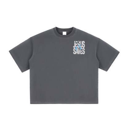 Jesus Saves Vintage Boxy Tee