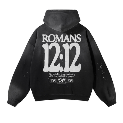 Romans 12:12 Vintage Wash Hoodie