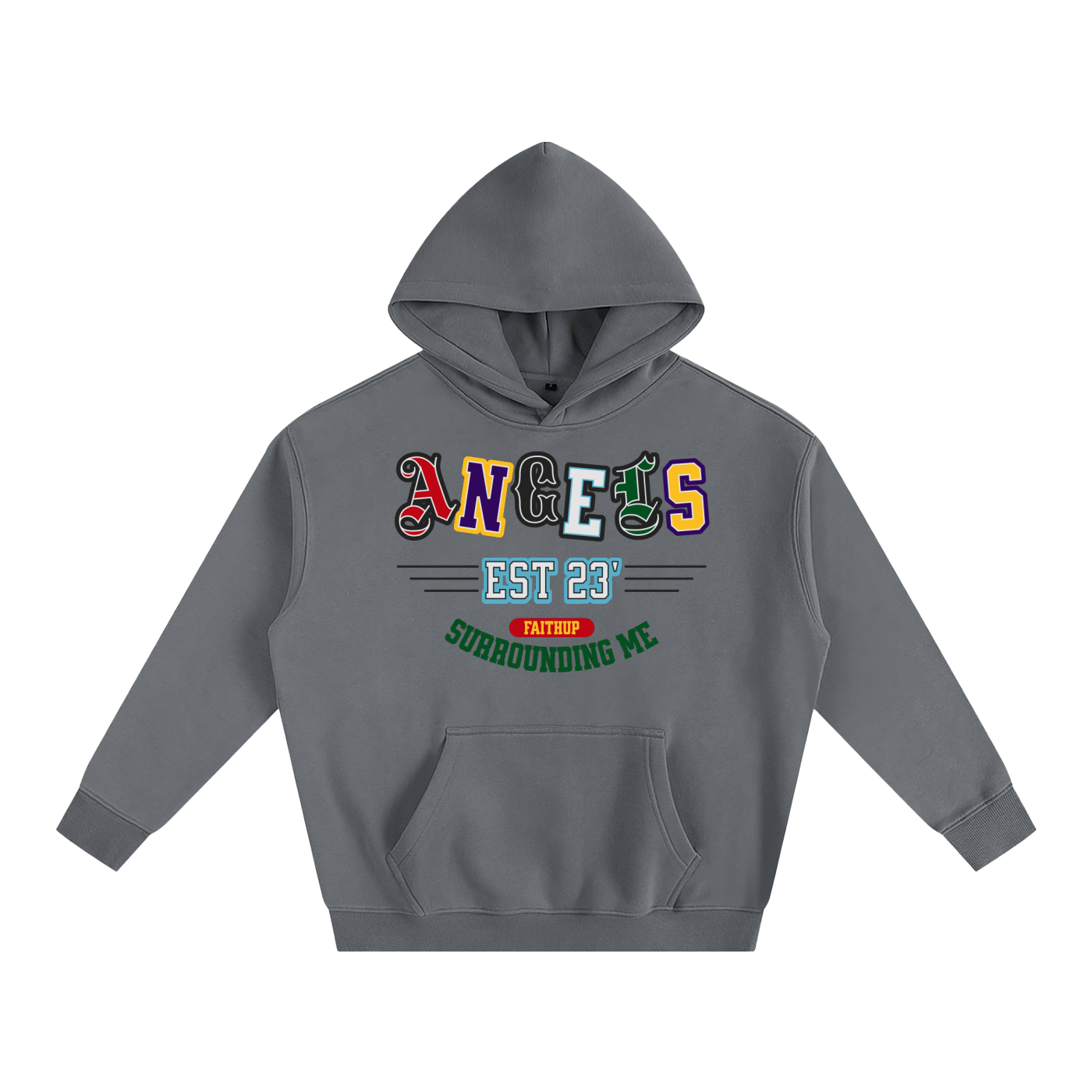 ANGELS Oversize Fleeced Hoodie