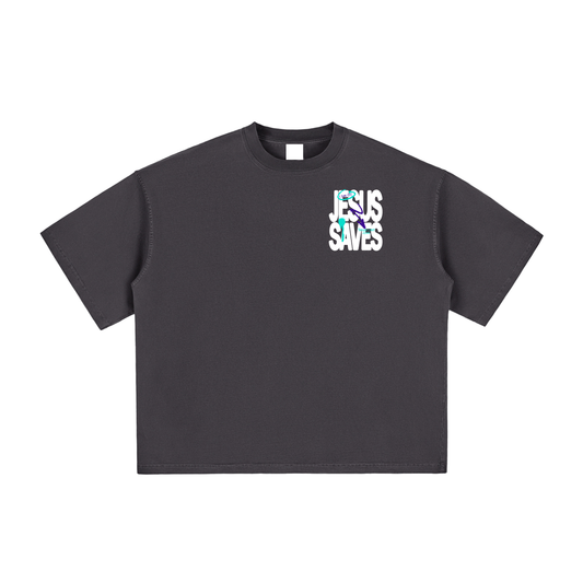 Jesus Saves Vintage Boxy Tee