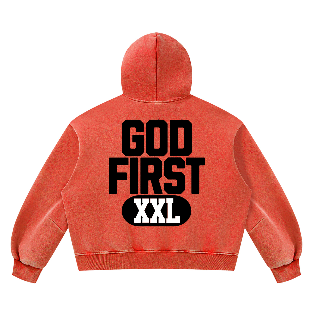 God First Vintage Boxy Hoodie