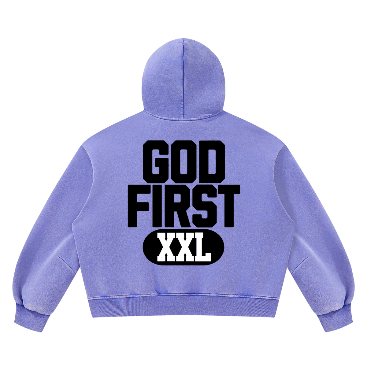 God First Vintage Boxy Hoodie