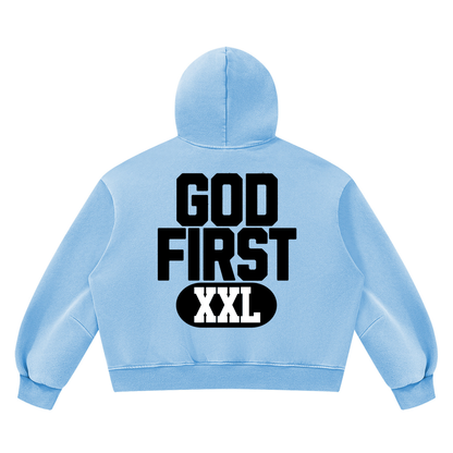God First Vintage Boxy Hoodie