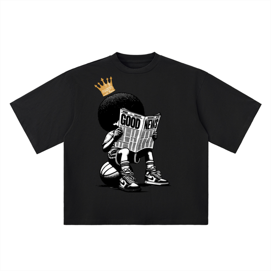 Good News Oversized Drop Shoulder Tee
