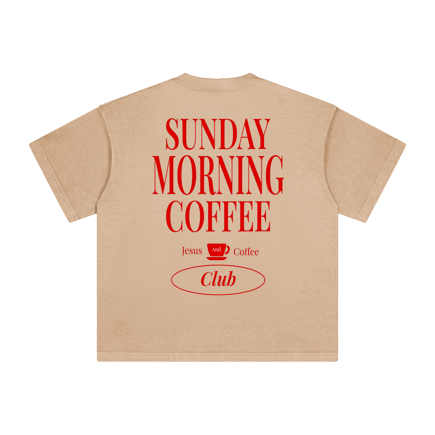 Sunday Morning Coffee Vintage Washed Tee