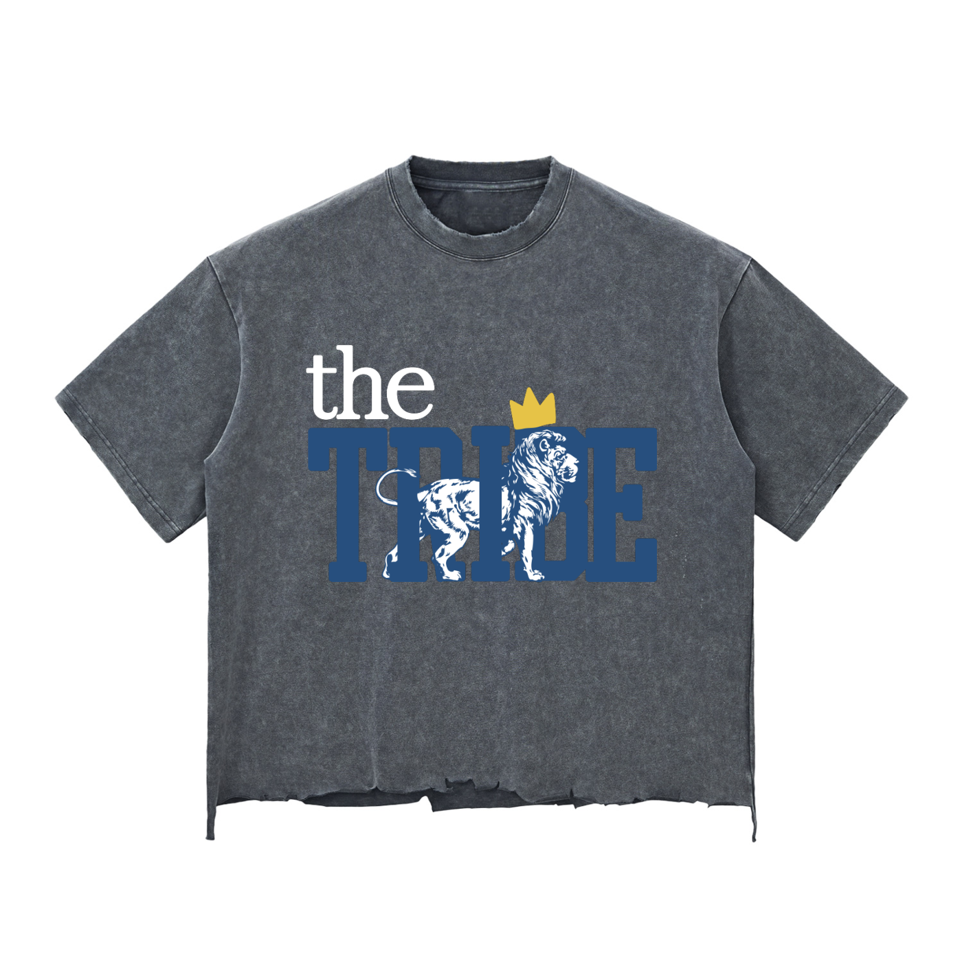 The Tribe Raw-Hem Boxy Tee