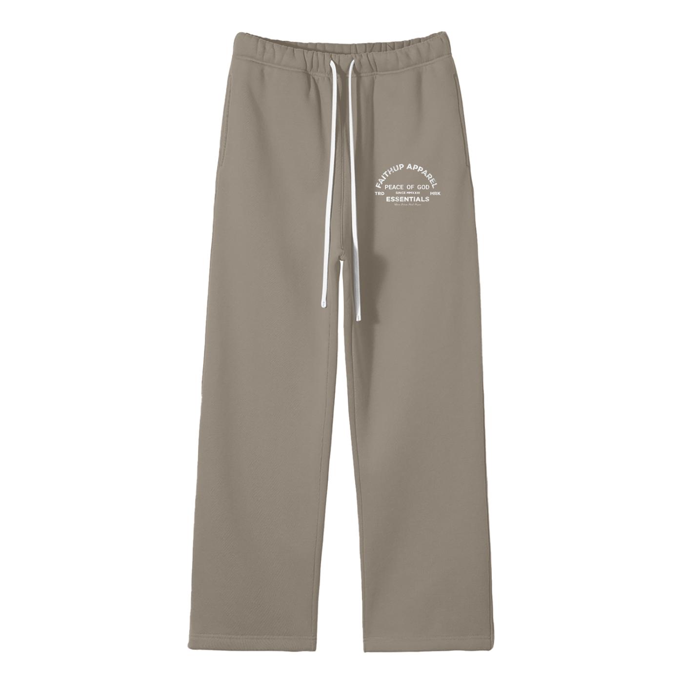 Peace of God Fleece Straight Leg Sweats