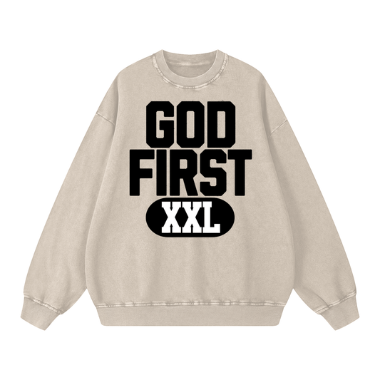 God First Oversize Sweatshirt