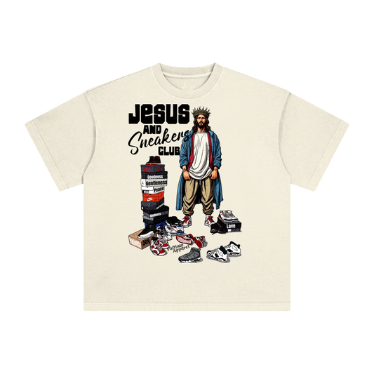 Jesus and Sneakers Club Vintage Washed Tee