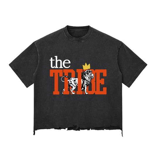 The Tribe Raw-Hem Boxy Tee