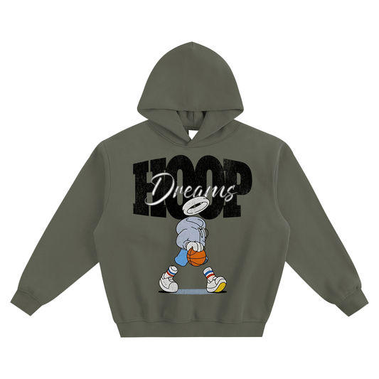 Hoop Dreams II Fleeced Boxy Hoodie