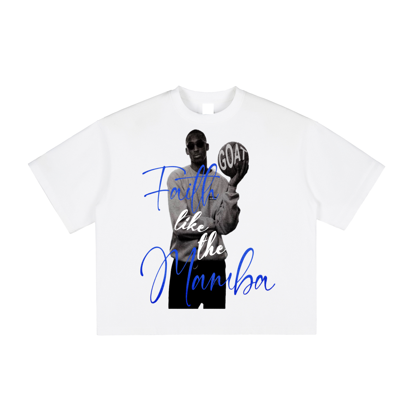 Faith Like The Mamba Washed Boxy Tee