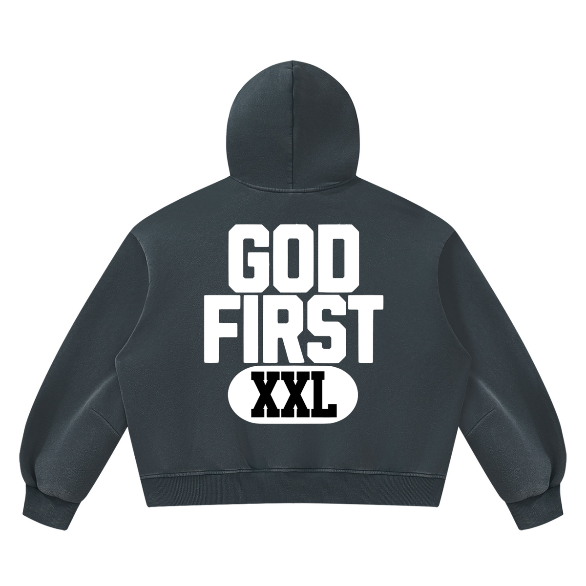 God First Vintage Boxy Hoodie