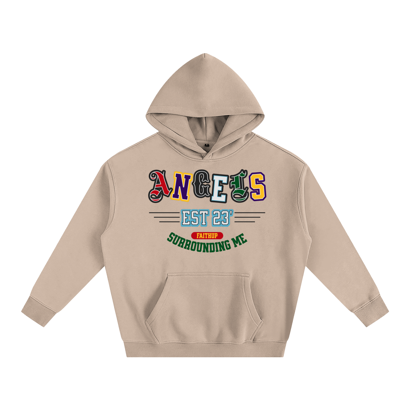 ANGELS Oversize Fleeced Hoodie