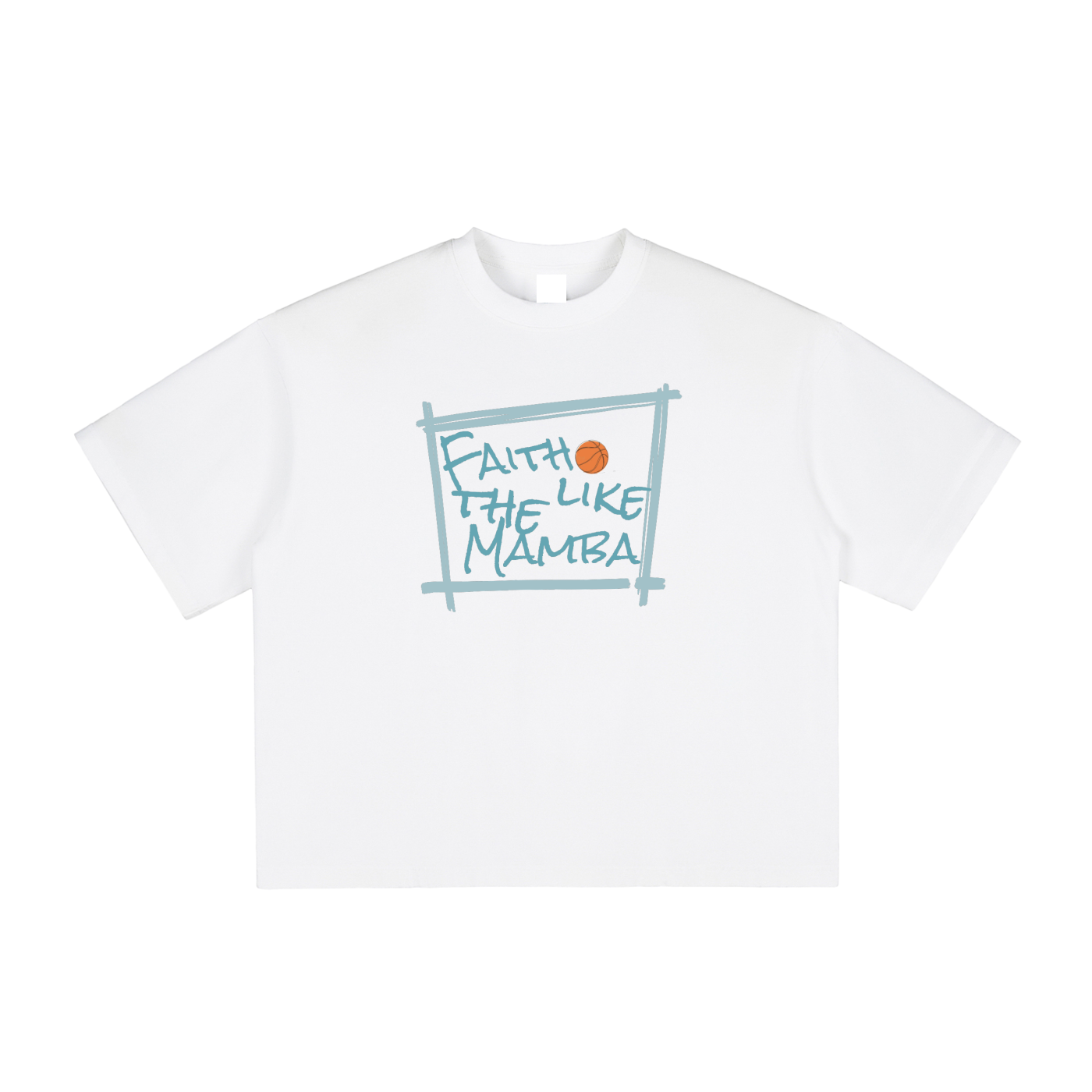 Faith Like The Mamba Washed Boxy Tee