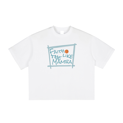 Faith Like The Mamba Washed Boxy Tee