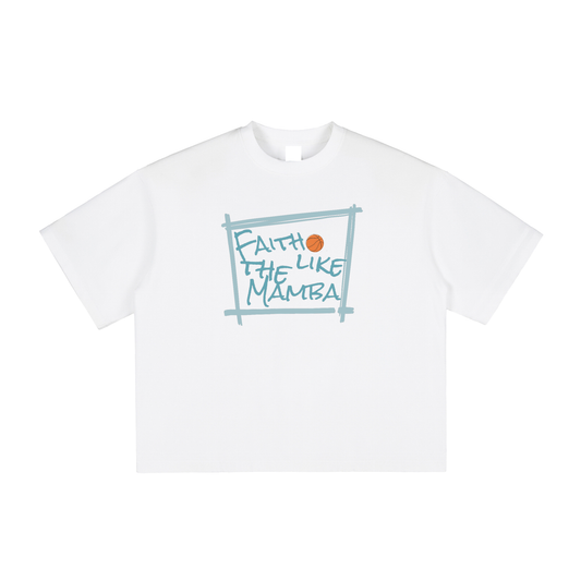 Faith Like The Mamba Washed Boxy Tee