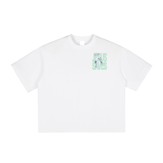 Jesus Saves Vintage Boxy Tee