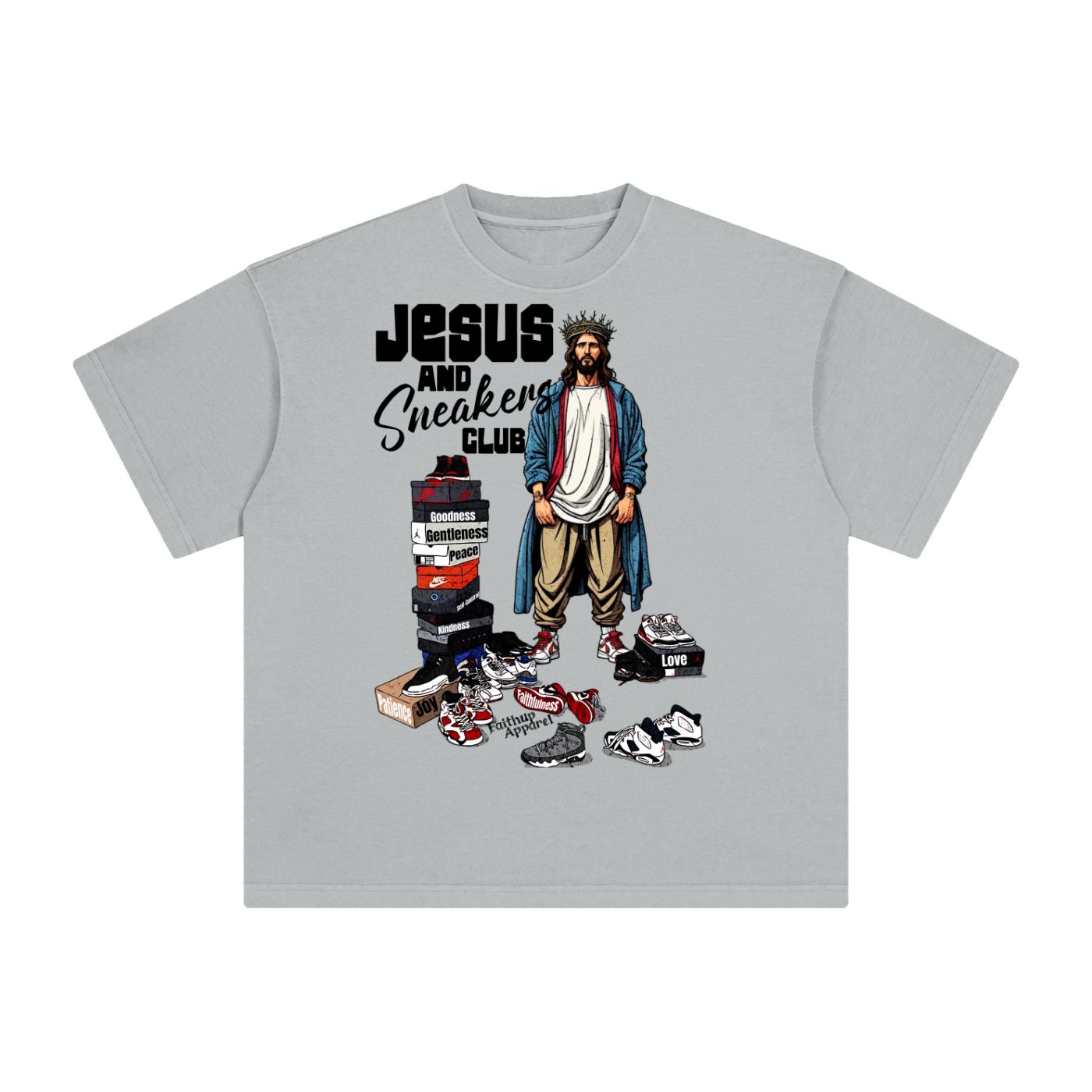 Jesus and Sneakers Club Vintage Washed Tee
