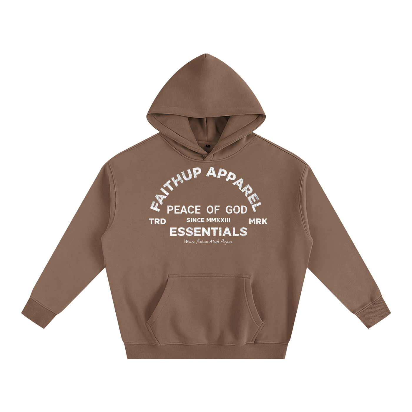 Peace of God Oversize Fleeced Hoodie