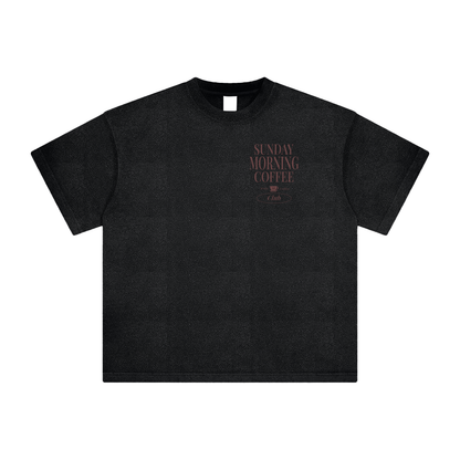 Sunday Morning Coffee Vintage Washed Tee