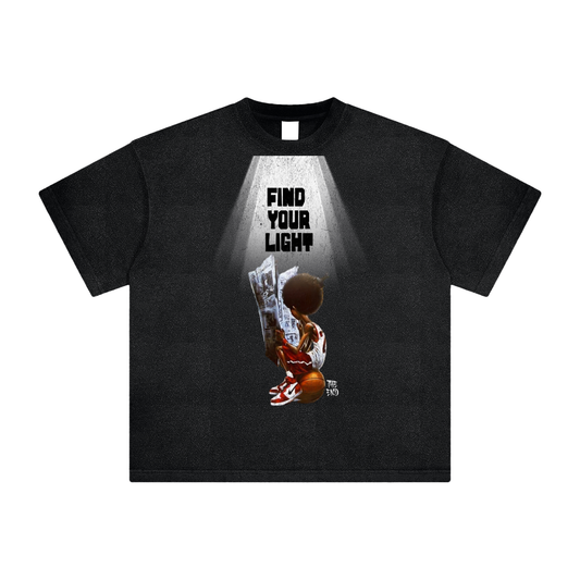Find Your Light Vintage Washed Tee