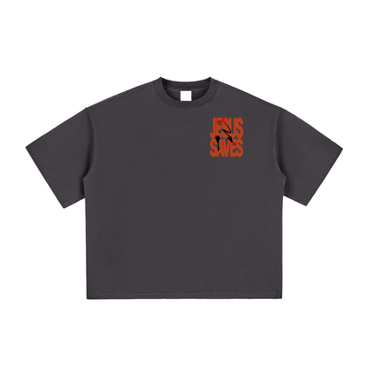 Jesus Saves Vintage Boxy Tee